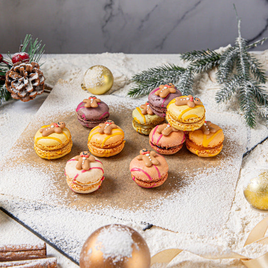 Christmas Macarons Box of 12
