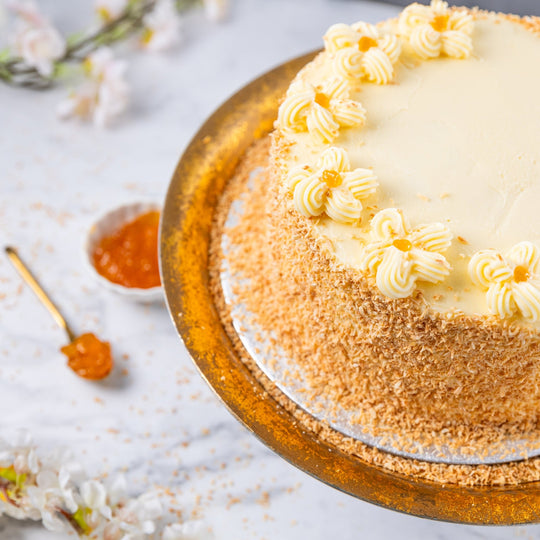 Personalised Apricot Jam Celebration Cake