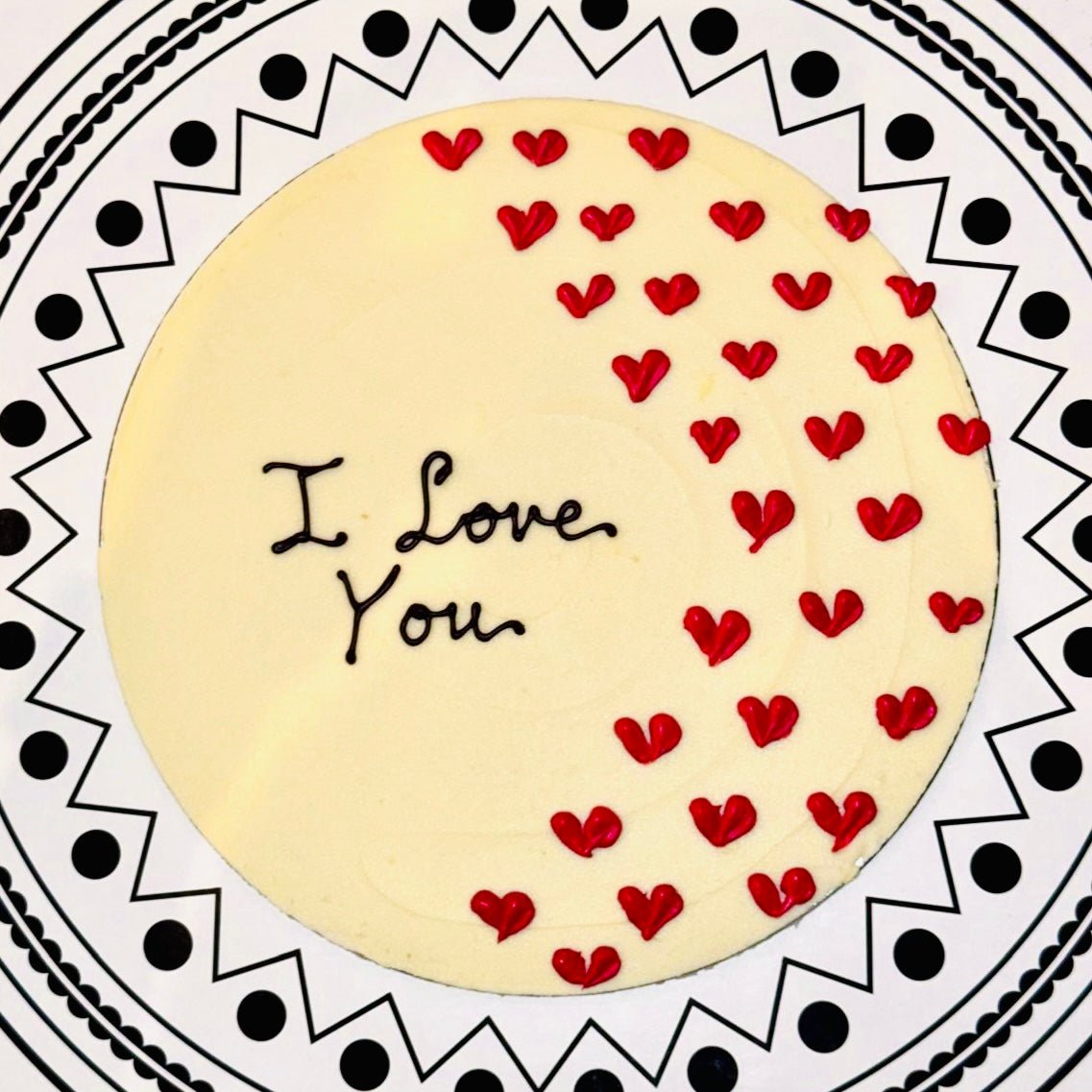 Personalised Apricot Jam Celebration Cake - Jack and Beyond