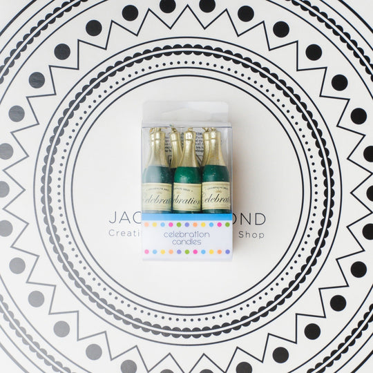 Celebrate Champagne Candles 6/Pack
