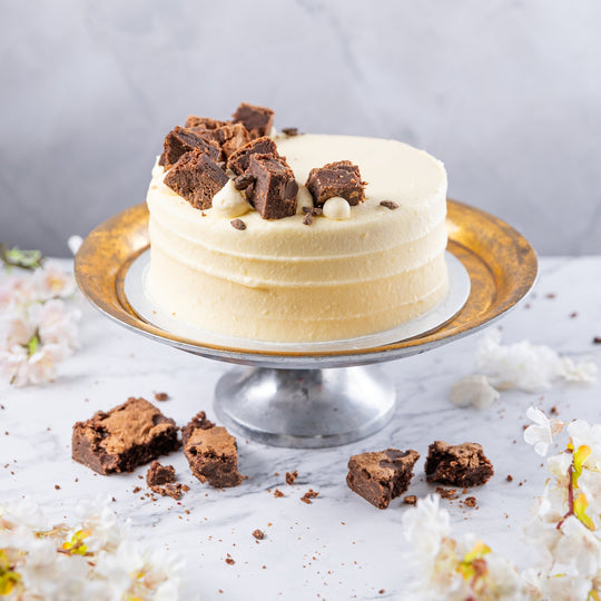 Chocolate Brownie Birthday Cake