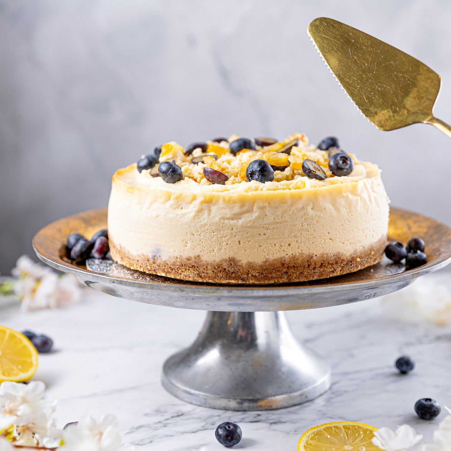 Personalised Lemon & Blueberry Cheesecake - Jack and Beyond