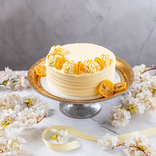 Personalised Lemon & Elderflower Cake