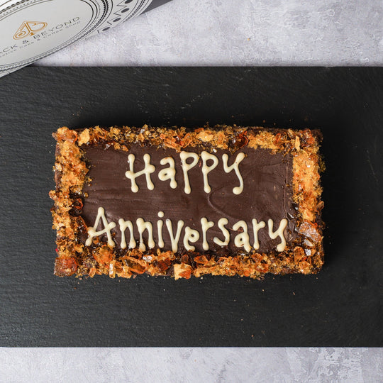 Personalised Salted Caramel Brownie Slab (Free from Gluten)
