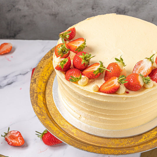 Strawberry-licious Birthday Cake