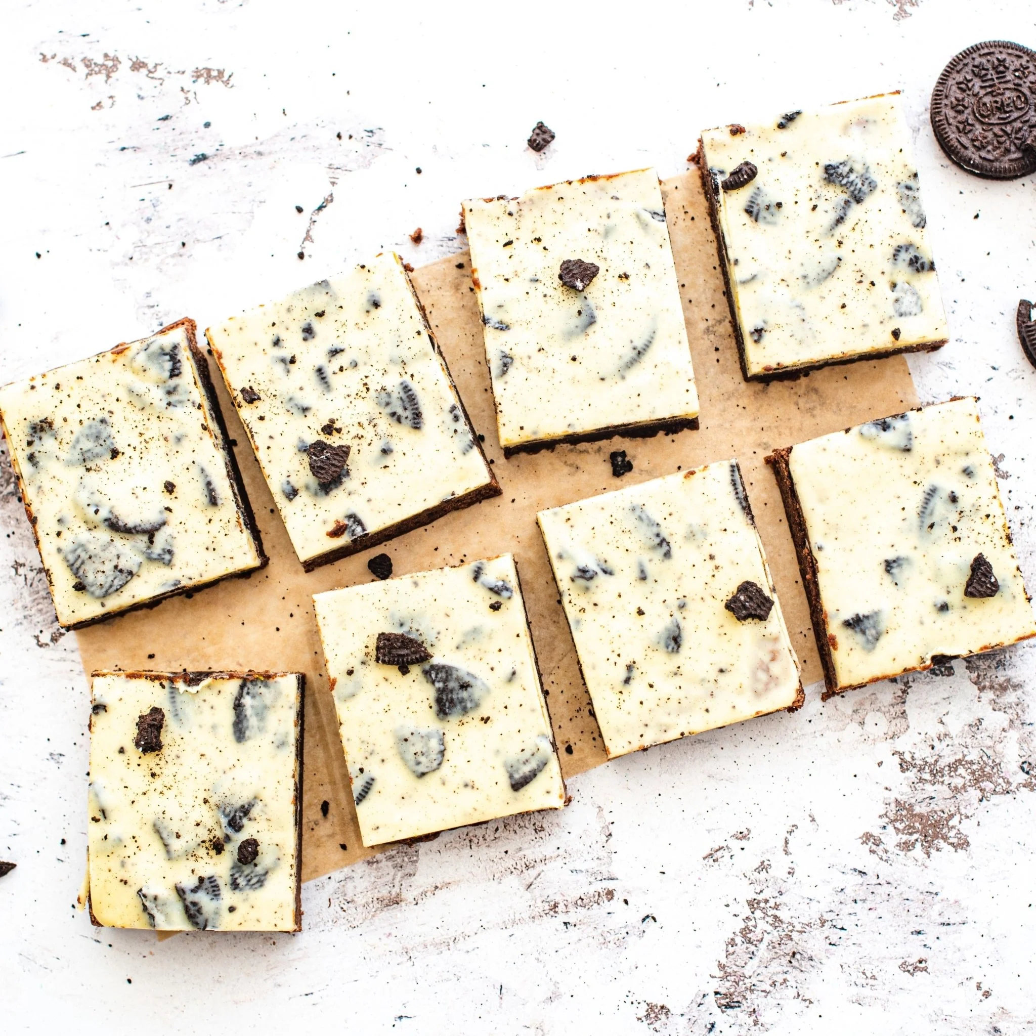 Is there a way to change the cookies to a different one on the cookies & cream brownie, I’m not a big fan of Oreos?