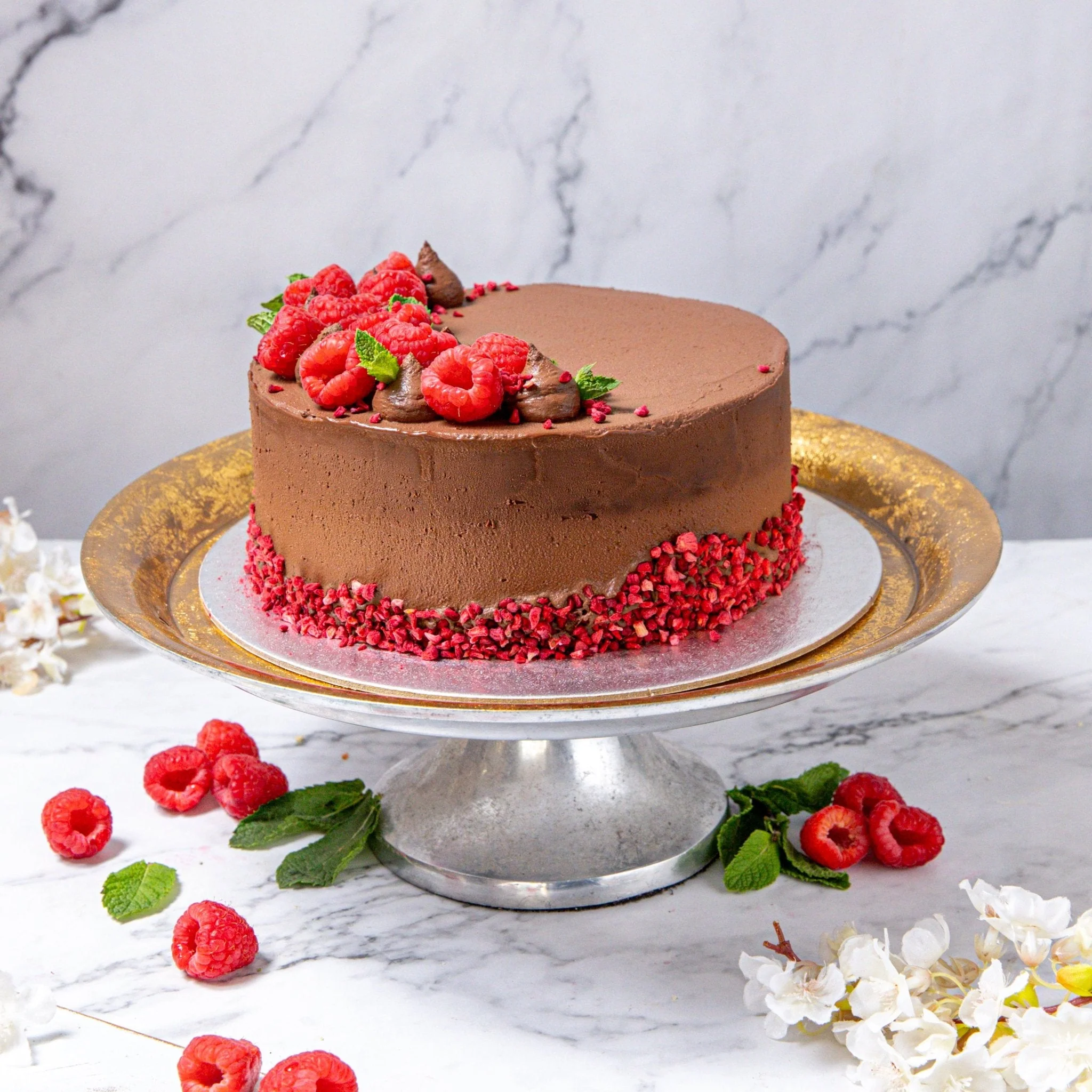 Personalised Vegan Chocolate & Raspberry Cake Questions & Answers