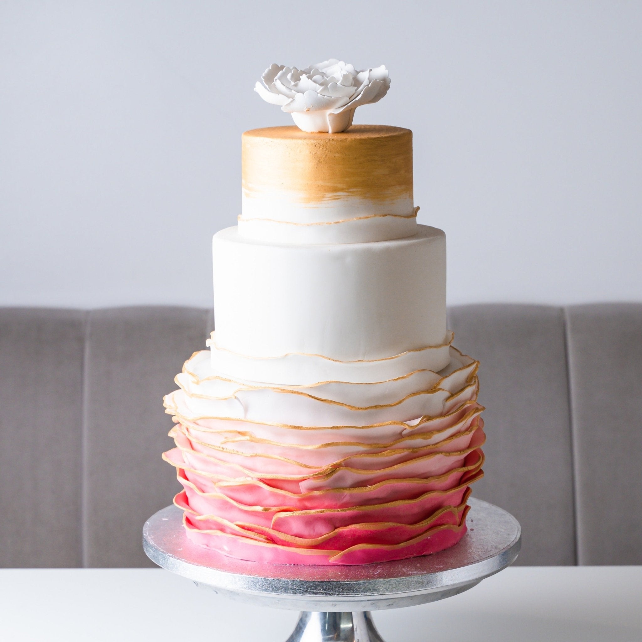 Pink and Gold Ombré Cake Questions & Answers