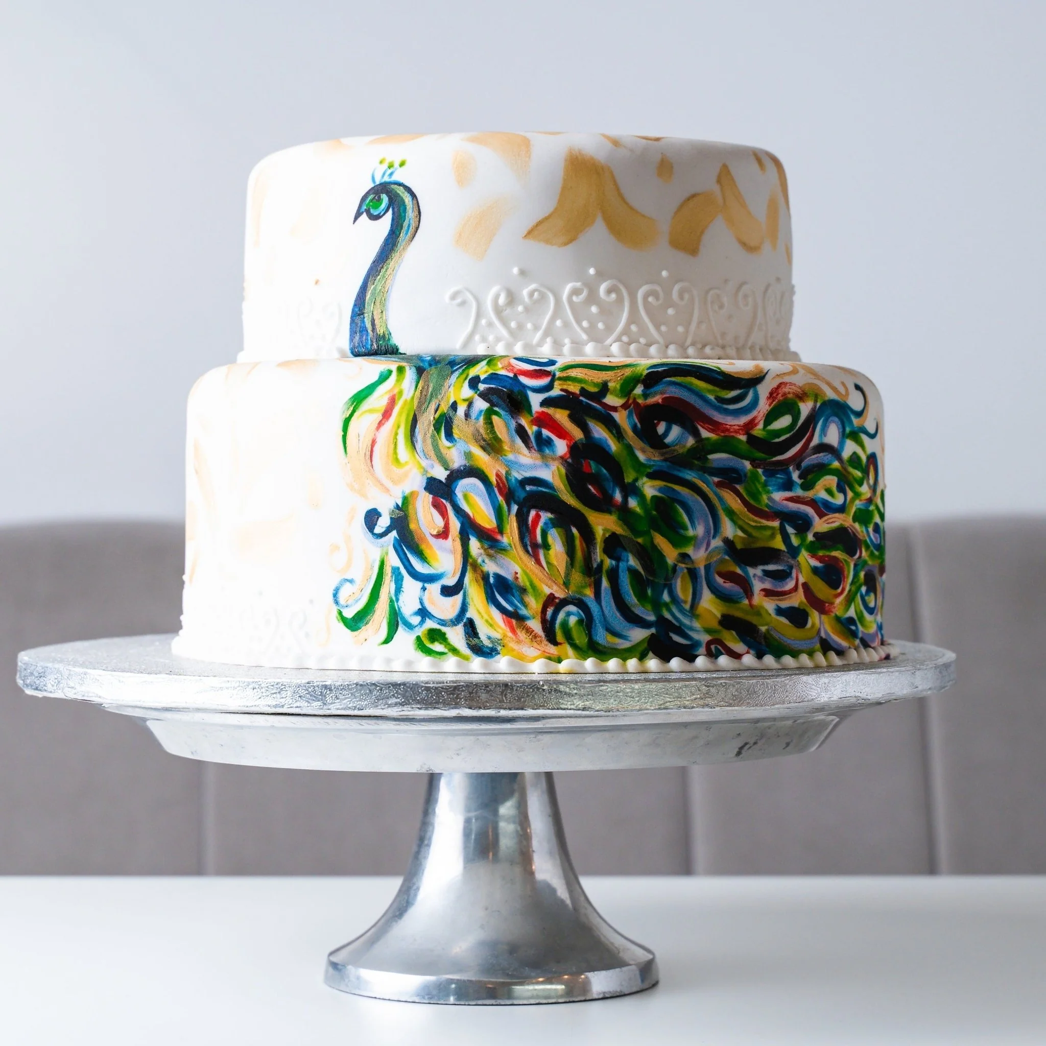 Pretty as a Peacock Cake Questions & Answers