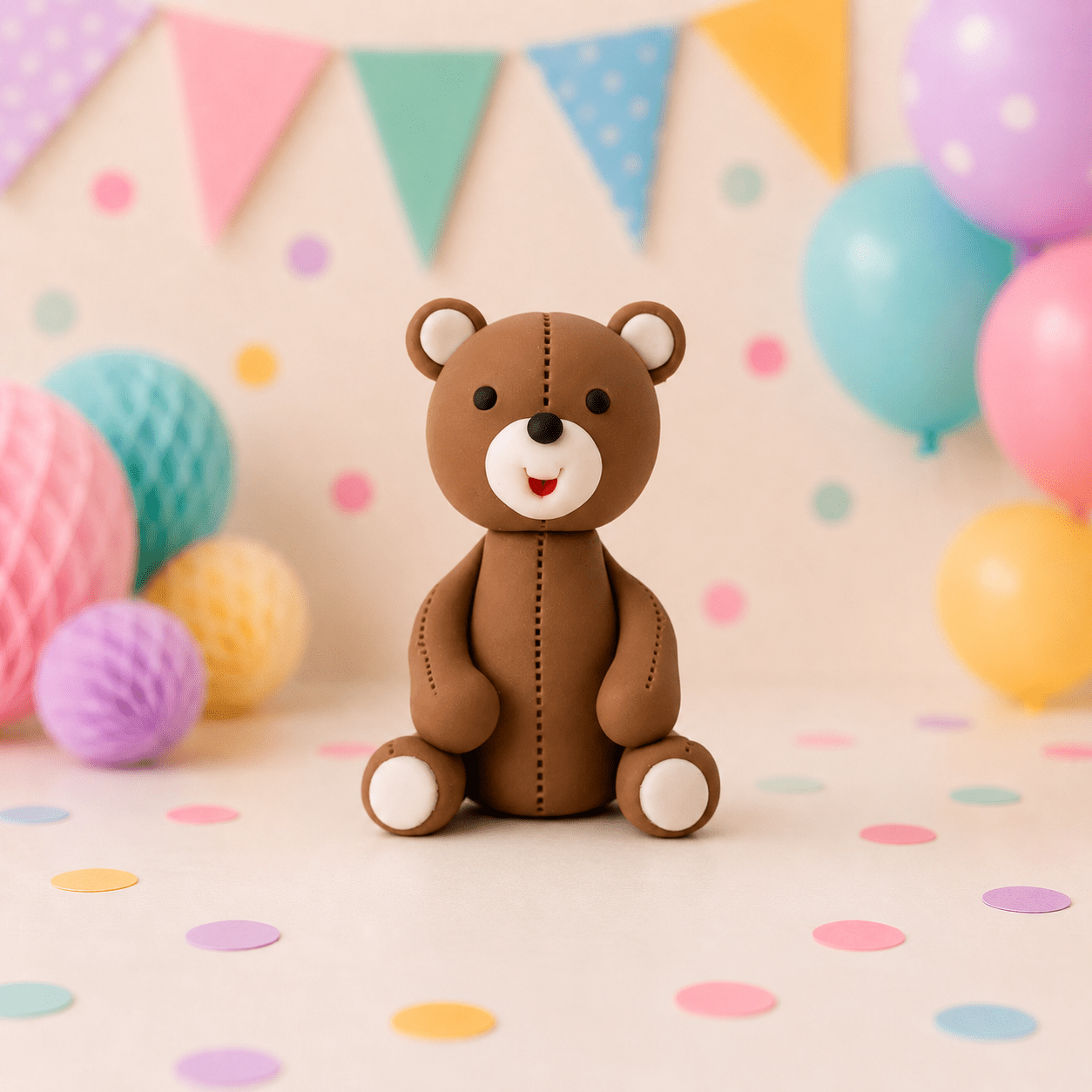 Animal Birthday Cake - 3D Bear Figure - Jack and Beyond