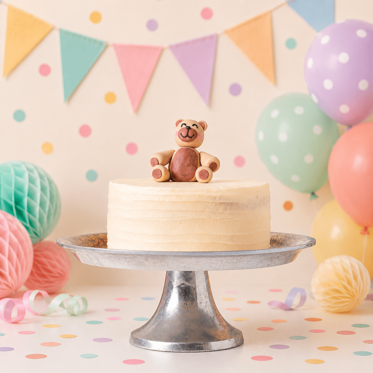 Animal Birthday Cake - 3D Bear Figure - Jack and Beyond