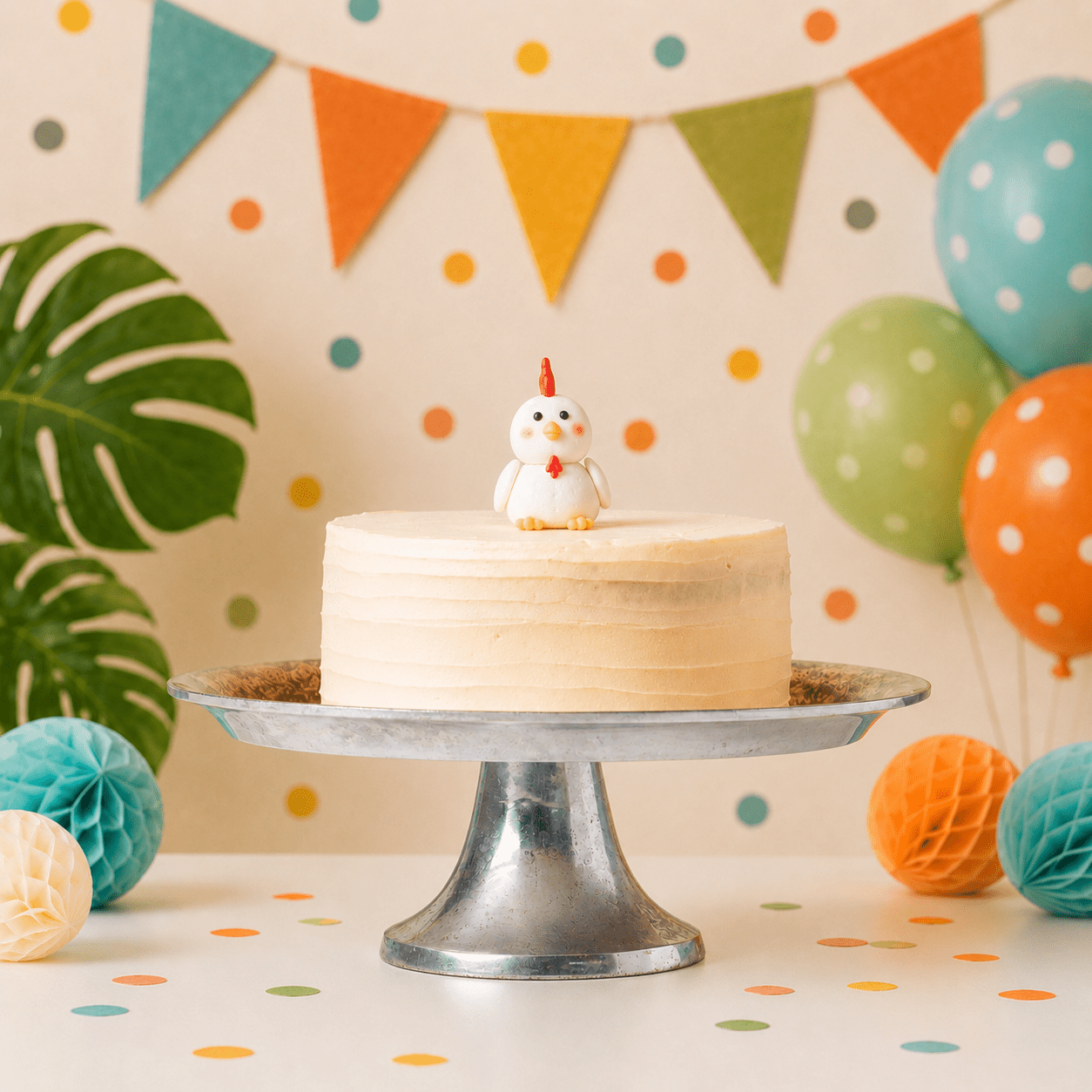 Animal Birthday Cake - 3D Chicken Figure - Jack and Beyond