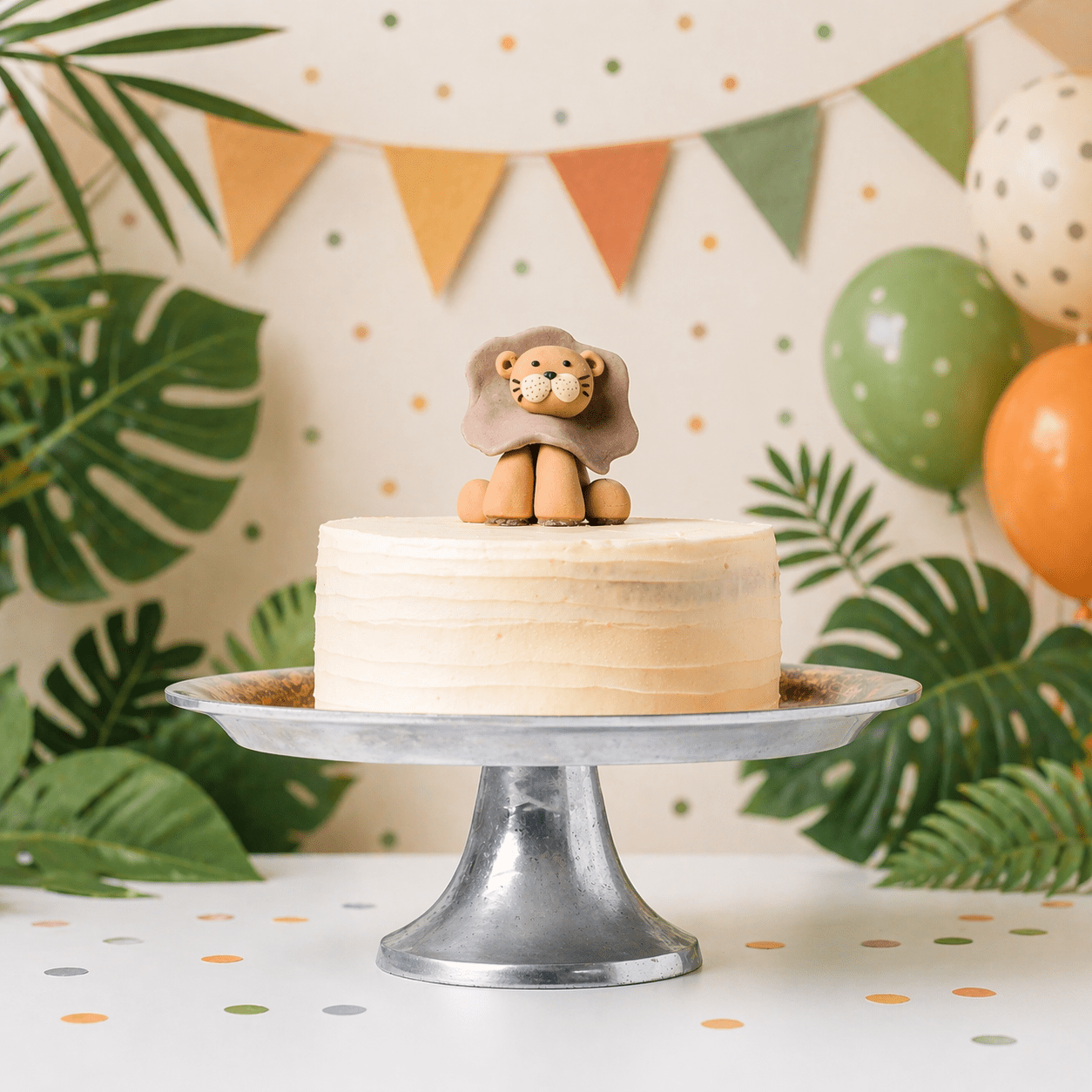 Animal Birthday Cake - 3D Lion Figure - Jack and Beyond