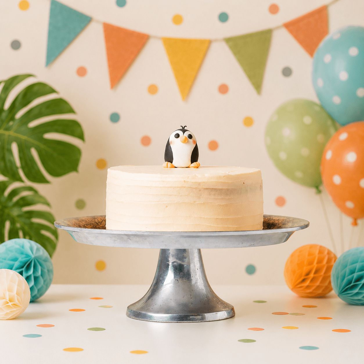 Animal Birthday Cake - 3D Penguin Figure - Jack and Beyond