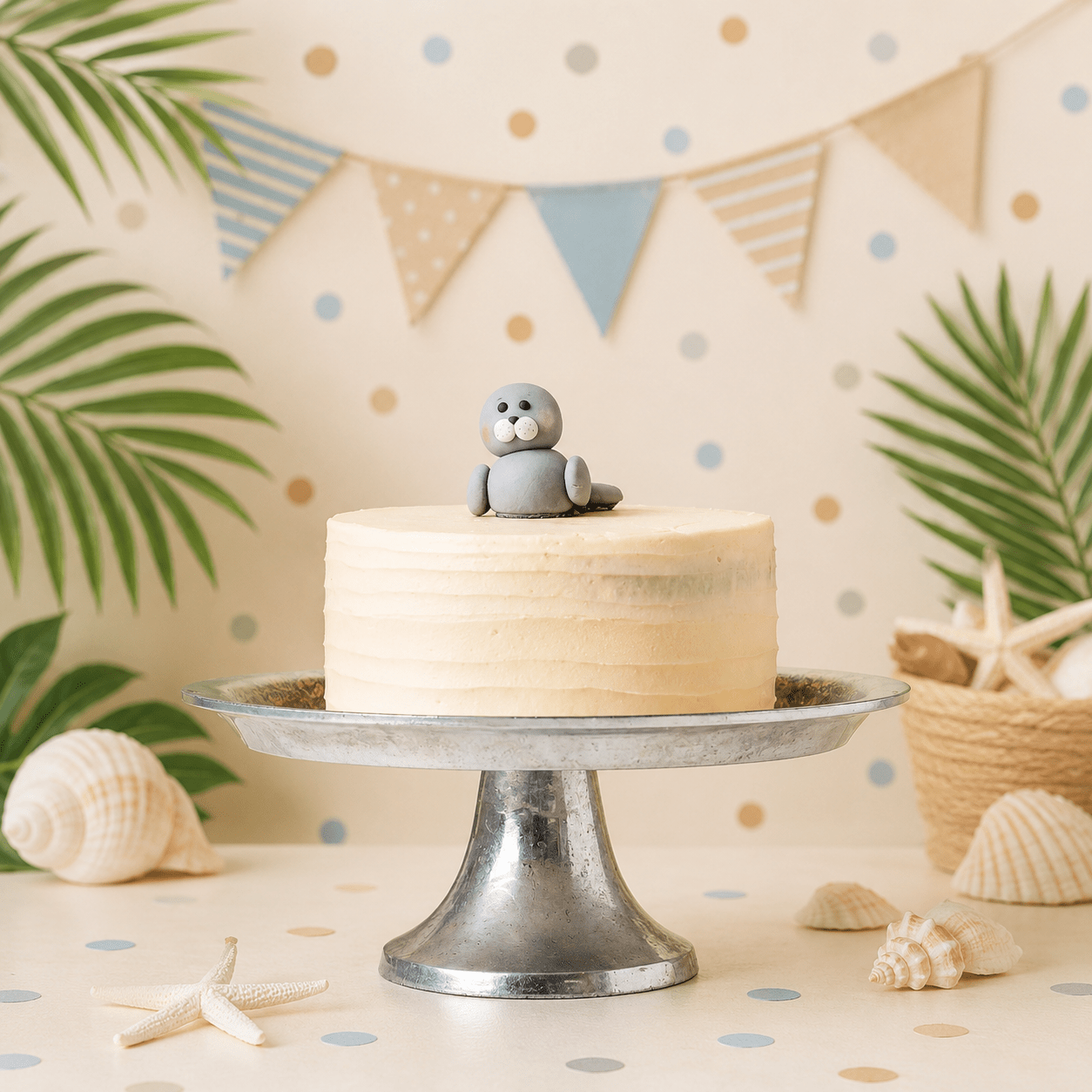 Animal Birthday Cake - 3D Seal Figure - Jack and Beyond