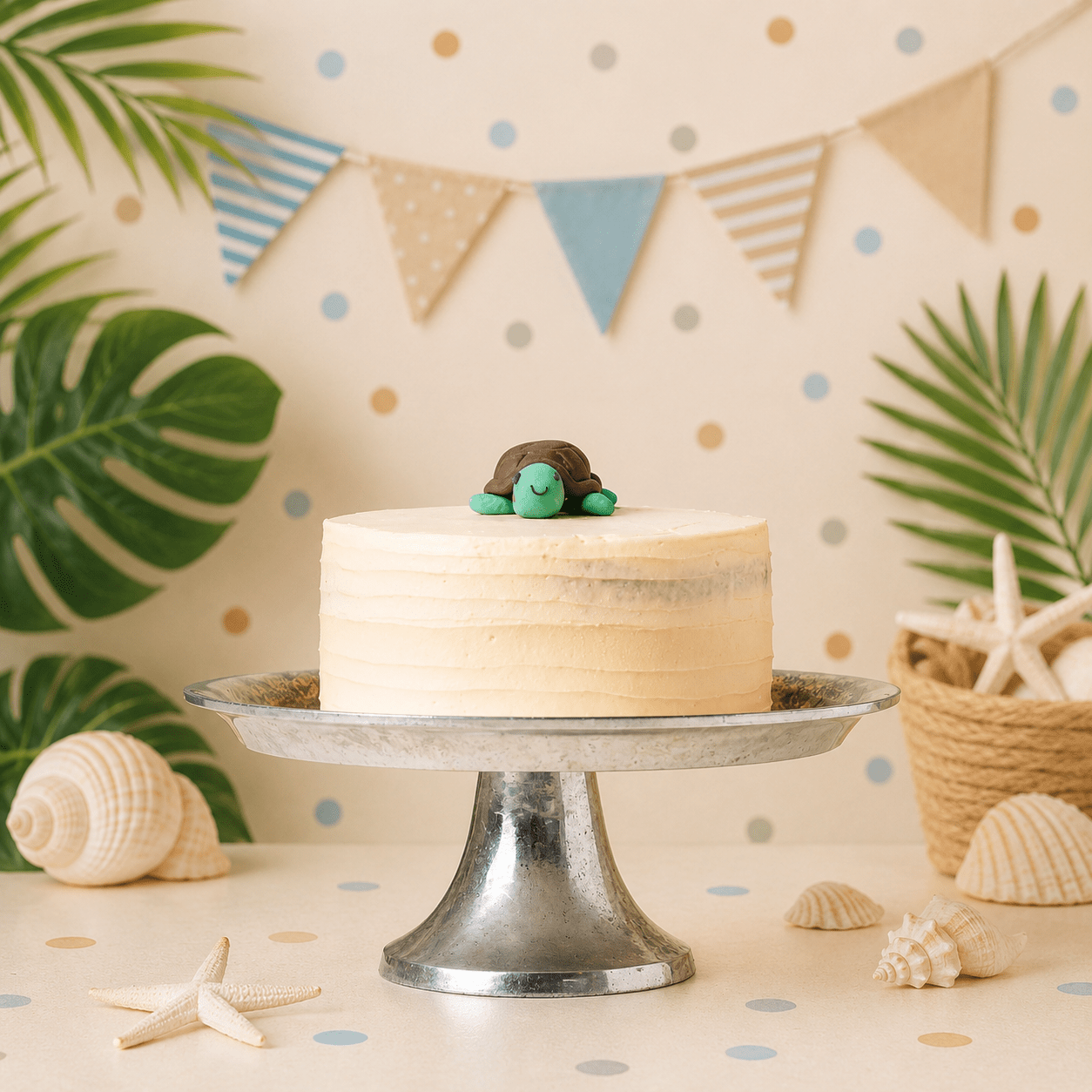 Animal Birthday Cake - 3D Turtle Figure - Jack and Beyond