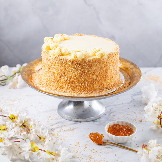 Apricot Jam Celebration Cake