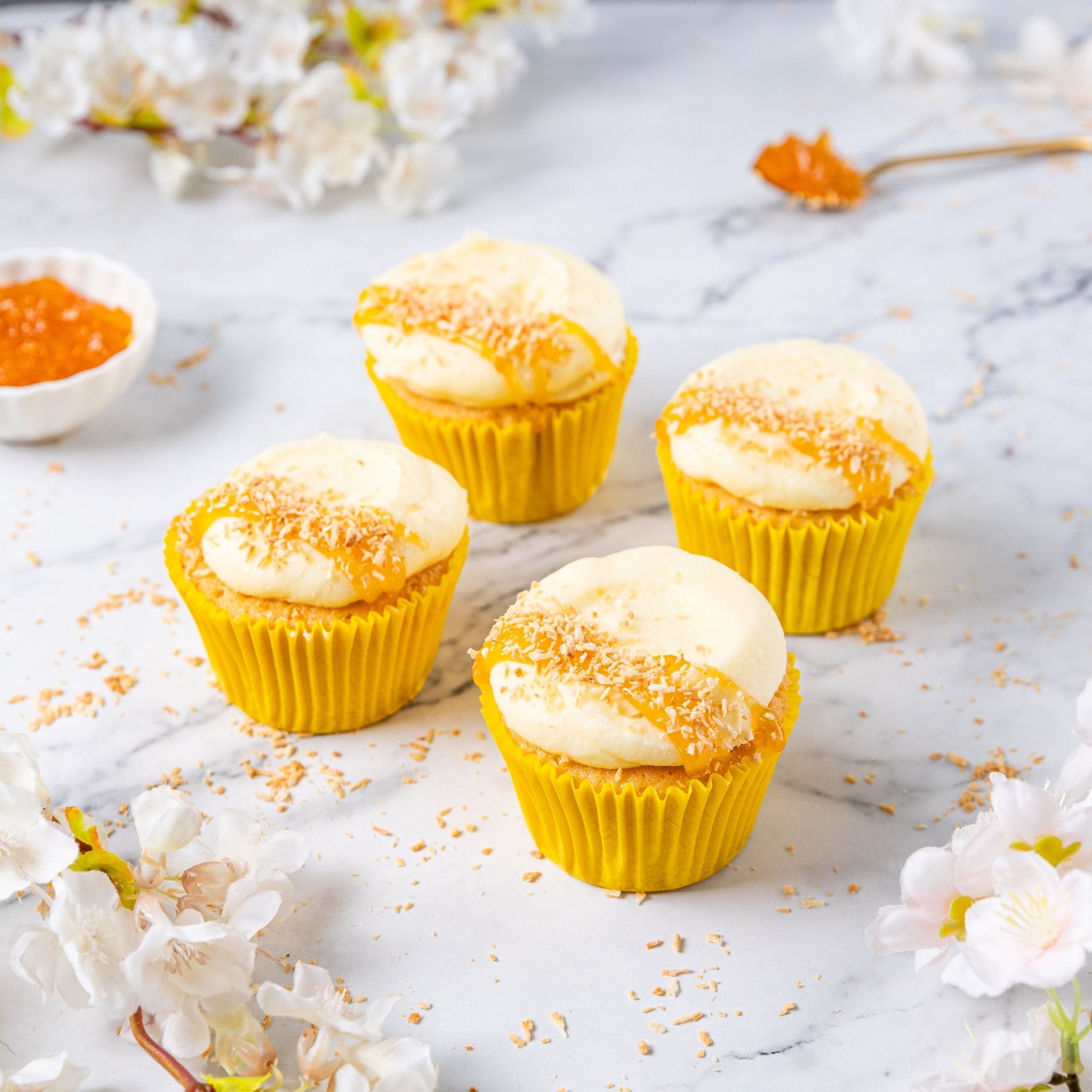 Apricot Jam Cupcakes - Jack and Beyond