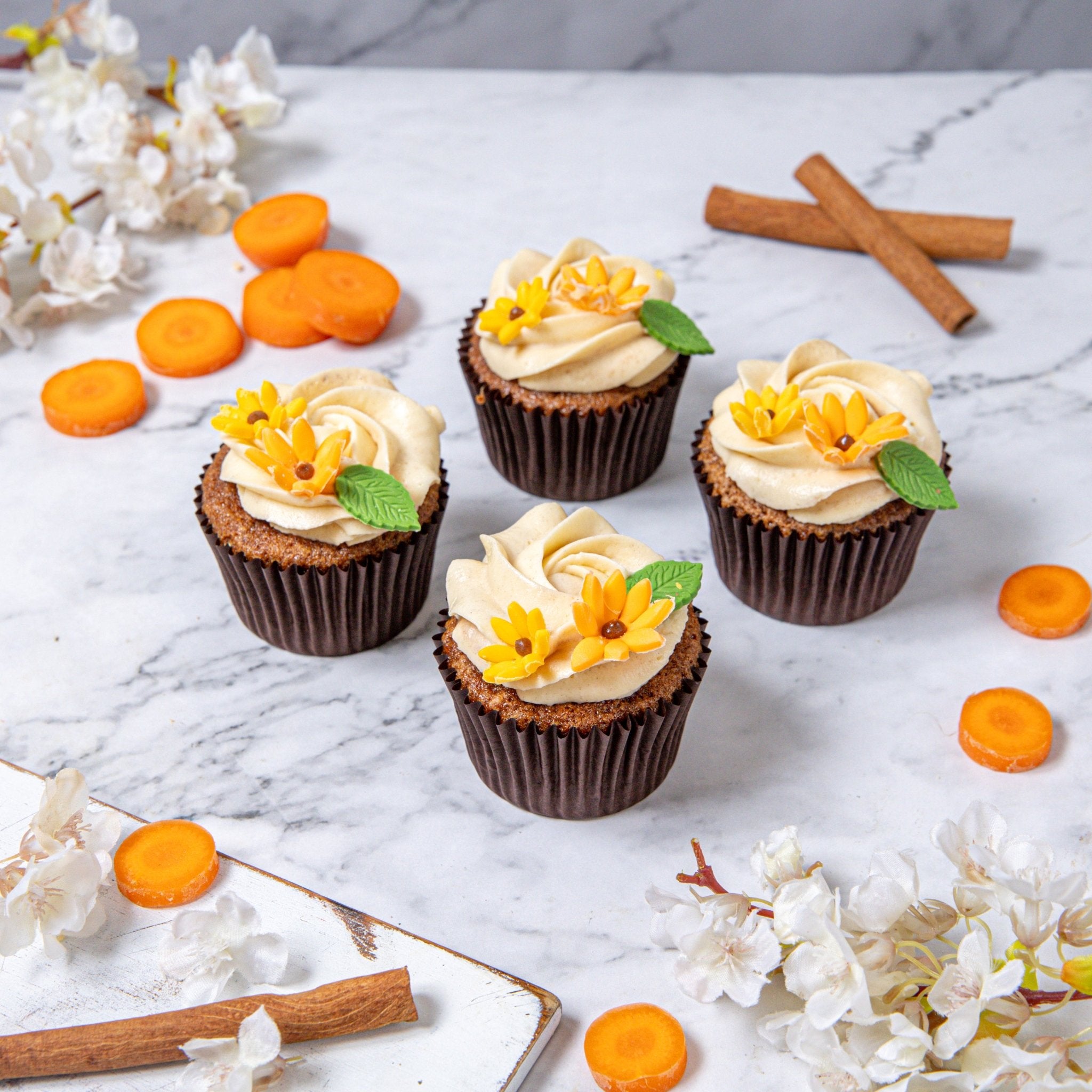 Carrot & Cinnamon Cupcakes - Jack and Beyond