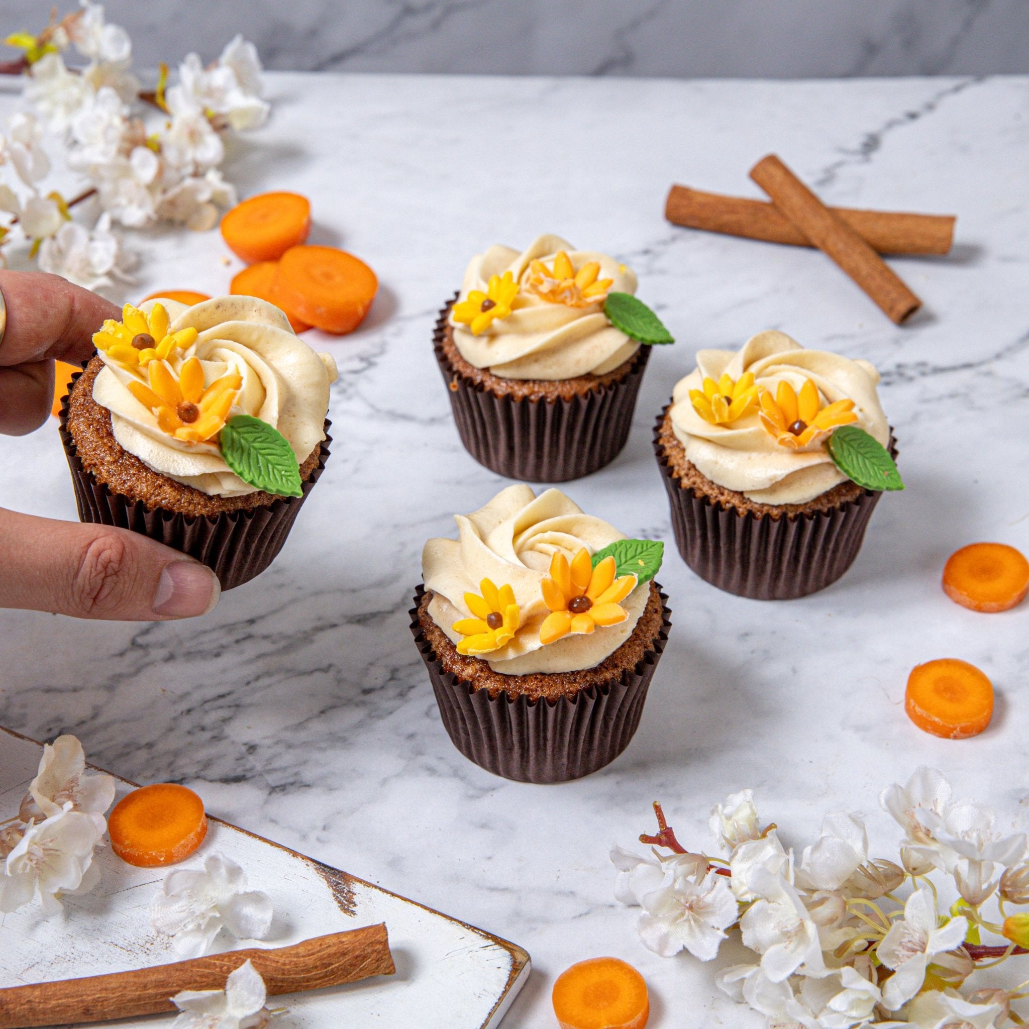 Carrot & Cinnamon Cupcakes - Jack and Beyond