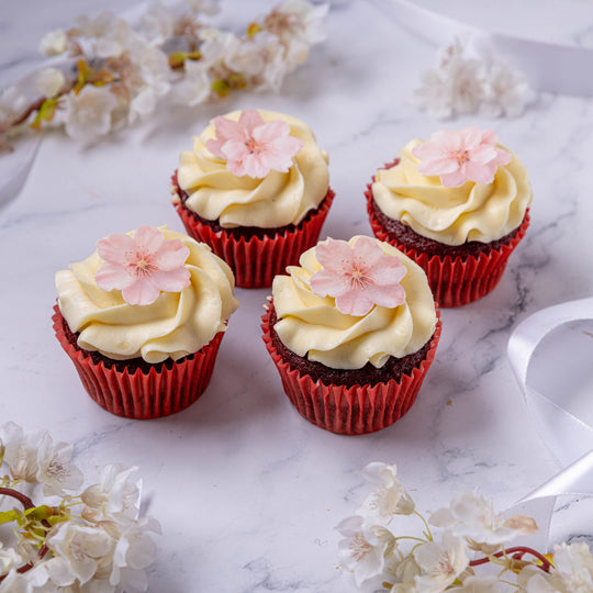 Cherry Blossom Cupcakes