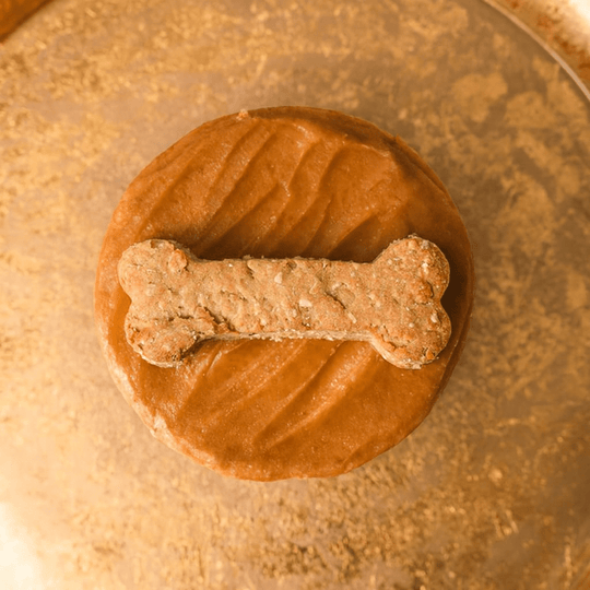 Dog Birthday Cake - Bone Cookie