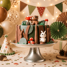 Forest Animal Party Cake - Jack and Beyond