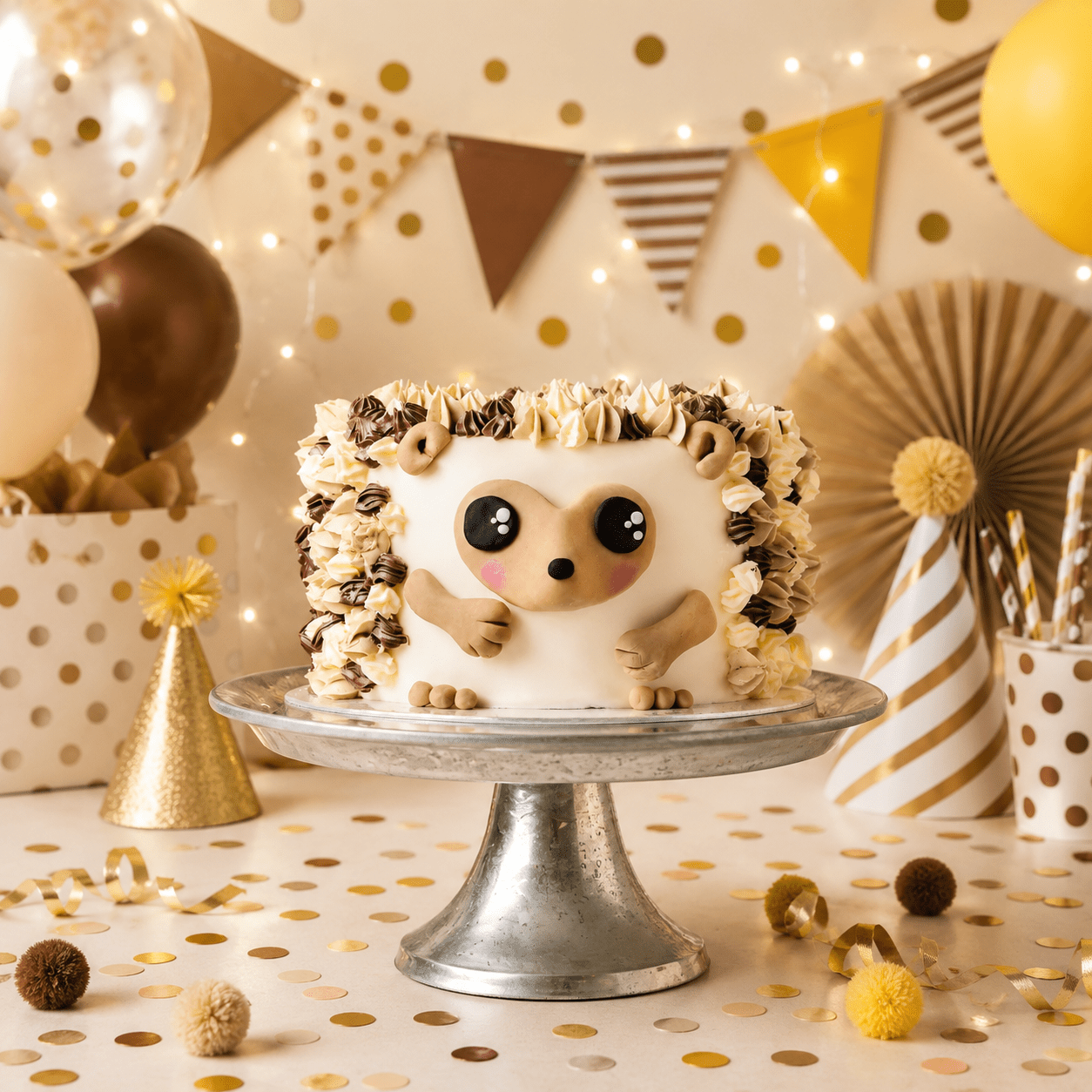 Happy Hedgehog Celebration Cake - Jack and Beyond