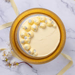 Blue Viola Birthday Cake