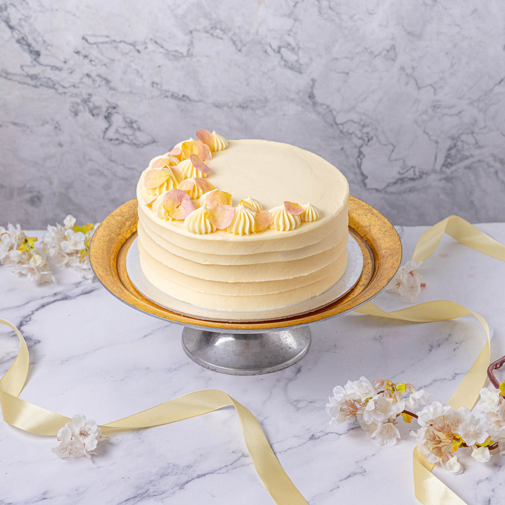 Sunset Rose Birthday Cake