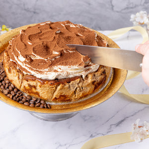Personalised Tiramisu Basque Burnt Cheesecake