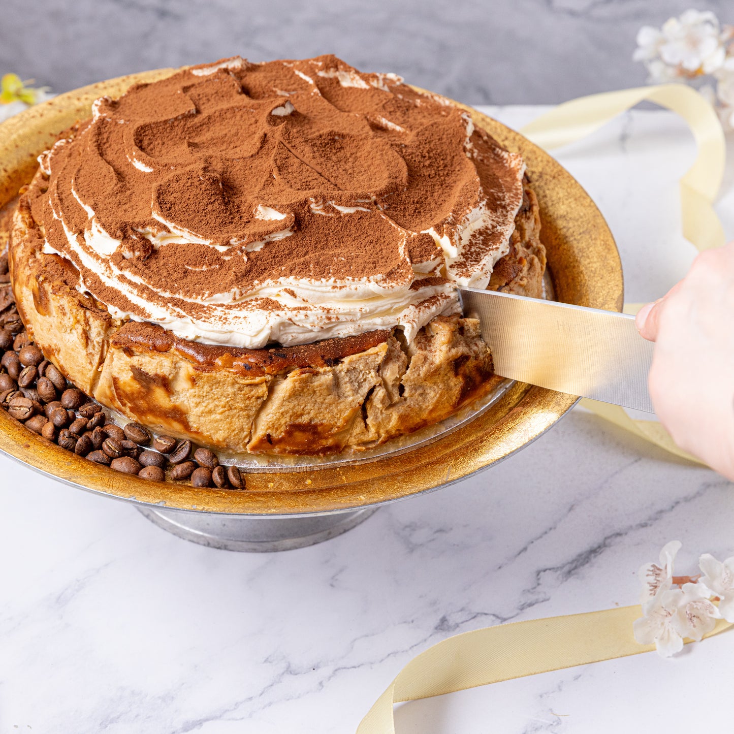 Tiramisu Basque Burnt Cheesecake