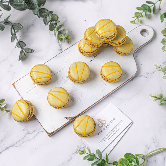 Lemon & Yuzu Macarons Box of 12