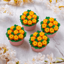 Orange Tulip Cupcakes - Jack and Beyond