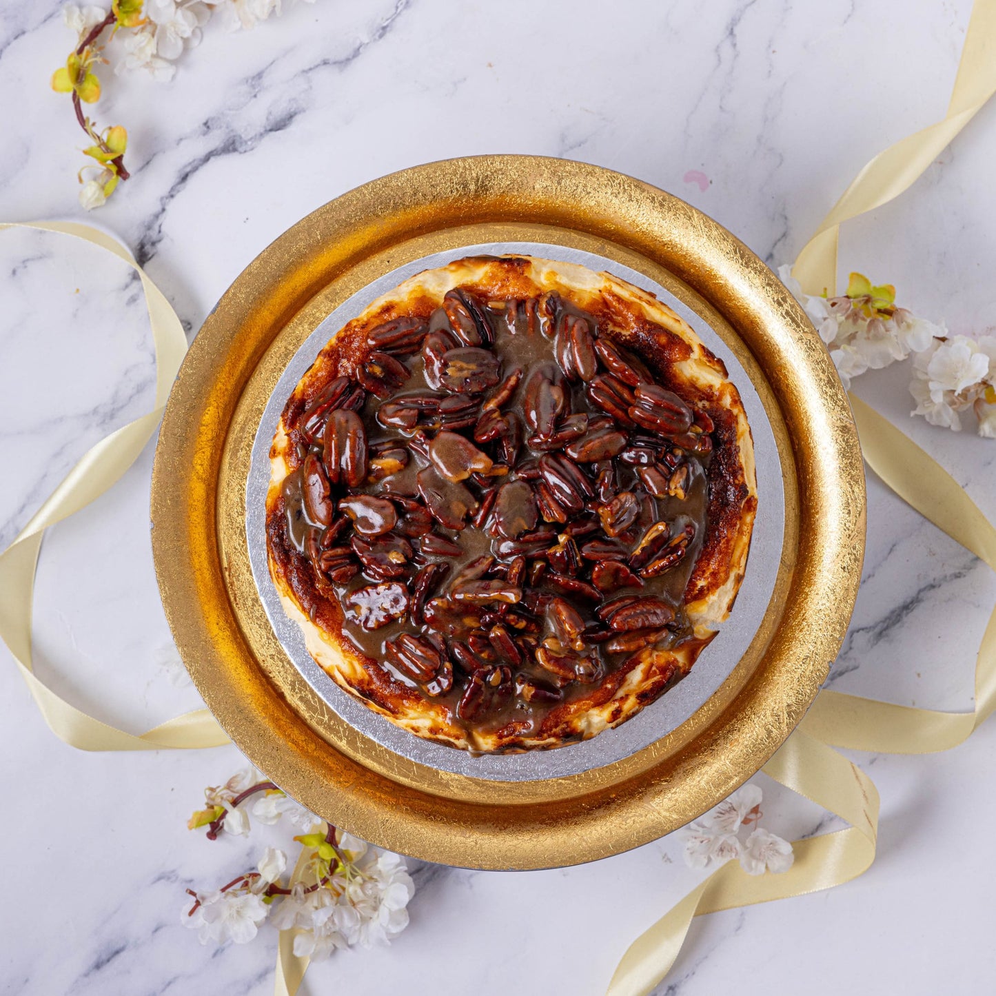 Pecan Basque Burnt Cheesecake - Jack and Beyond