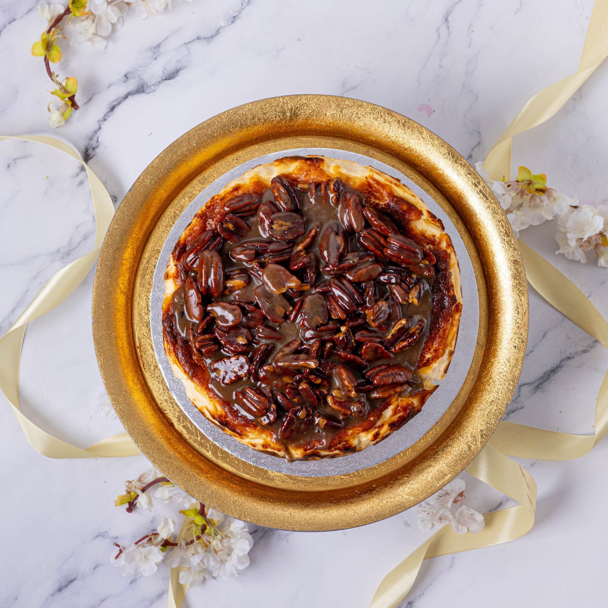 Pecan Basque Burnt Cheesecake - Jack and Beyond