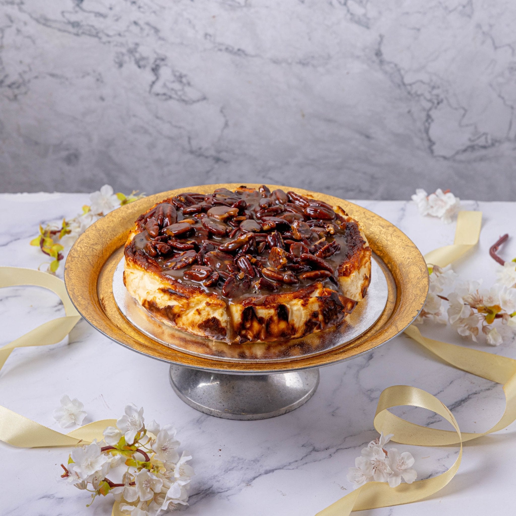 Personalised Pecan Basque Burnt Cheesecake - Jack and Beyond
