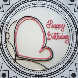 Personalised Vegan Frosted Victoria Sponge Cake - Jack and Beyond