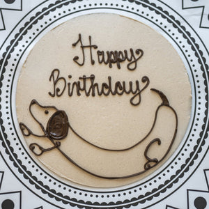 Personalised Vegan Frosted Victoria Sponge Cake - Jack and Beyond