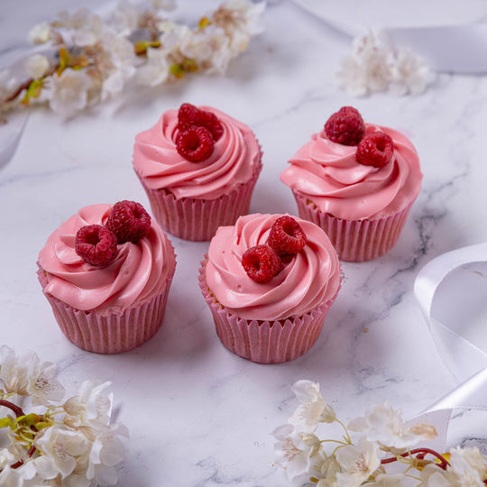 Pink Baby Shower Cupcakes
