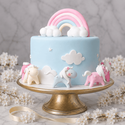 Rainbow Pony Cake - Jack and Beyond