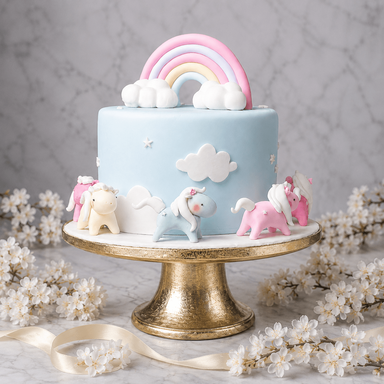 Rainbow Pony Cake - Jack and Beyond