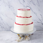 Red Velvet Wedding Cake - Jack and Beyond