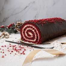 Red Velvet Yule Log - Jack and Beyond