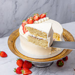 Strawberries & Cream Layer Cake - Jack and Beyond