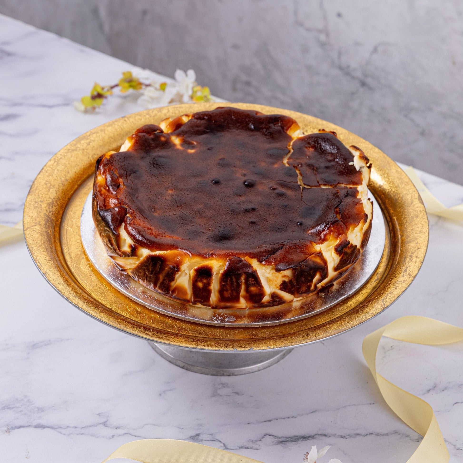 Vanilla Basque Burnt Cheesecake - Jack and Beyond