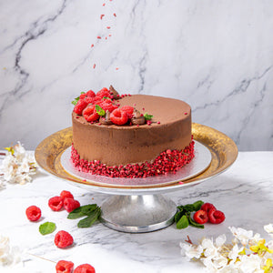 Vegan Chocolate & Raspberry Cake - Jack and Beyond