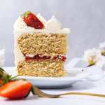 Vegan Frosted Victoria Sponge Cake - Jack and Beyond