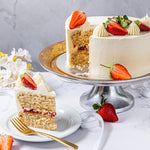 Vegan Frosted Victoria Sponge Cake - Jack and Beyond