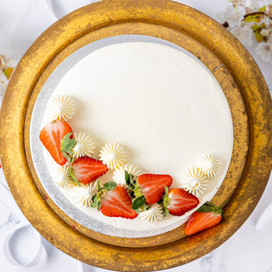 Vegan Frosted Victoria Sponge Cake